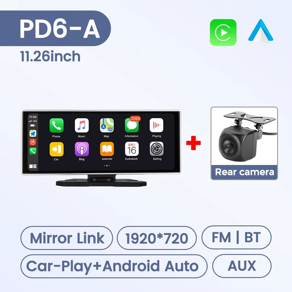 Car Screen 11.26inch - (No Installation Required)