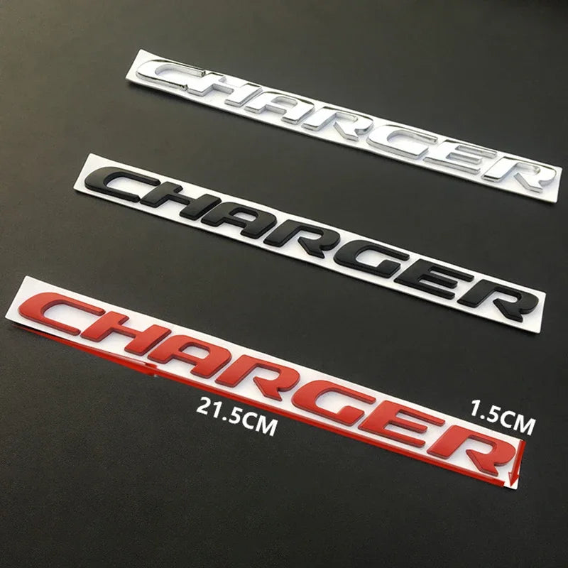 Rear Trunk Letter Emblem Badge for Dodge Chargers