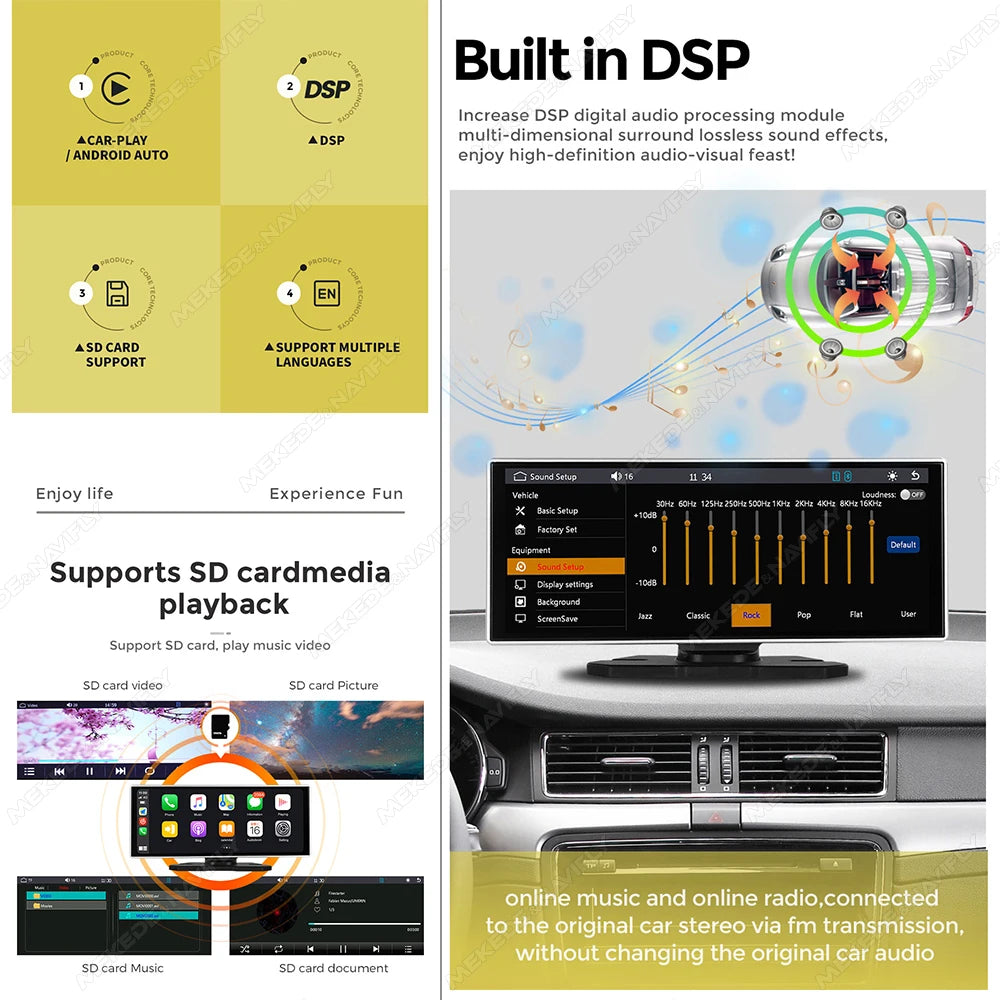 Car Screen 11.26inch - (No Installation Required)