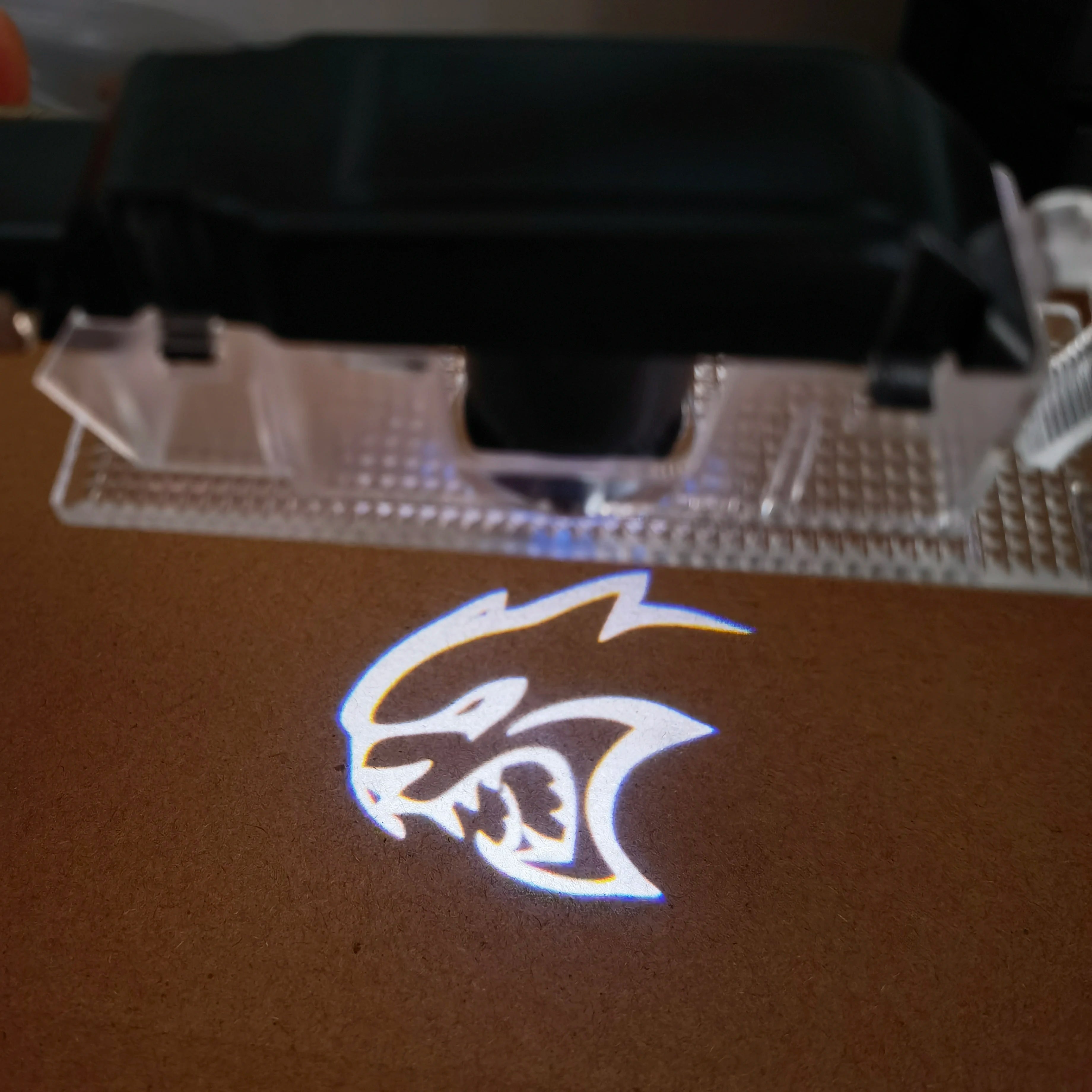 Welcome Light LED Courtesy Door Light Fit For Scat Pack Challenger 2008-2019 Charger 2016-2019