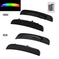 4Pcs LED RGB Front & Rear Bumper Side Marker Lights For Dodge Charger 2015-2023